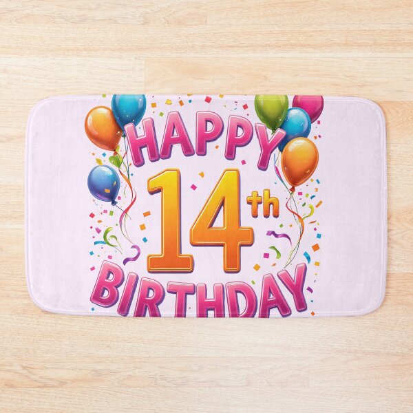 Item preview, Cute Happy 14th Birthday designed and sold by Itsheartshop.