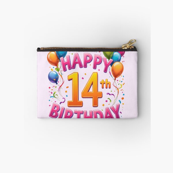 Item preview, Cute Happy 14th Birthday designed and sold by Itsheartshop.