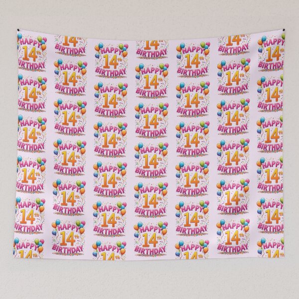 Item preview, Cute Happy 14th Birthday designed and sold by Itsheartshop.