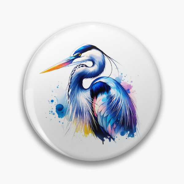 Item preview, Watercolor Great Blue Heron  designed and sold by TheAnimalZ00.