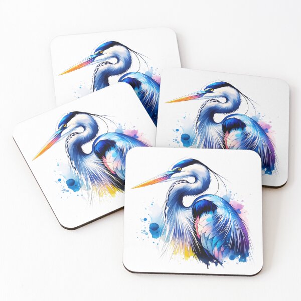Item preview, Watercolor Great Blue Heron  designed and sold by TheAnimalZ00.