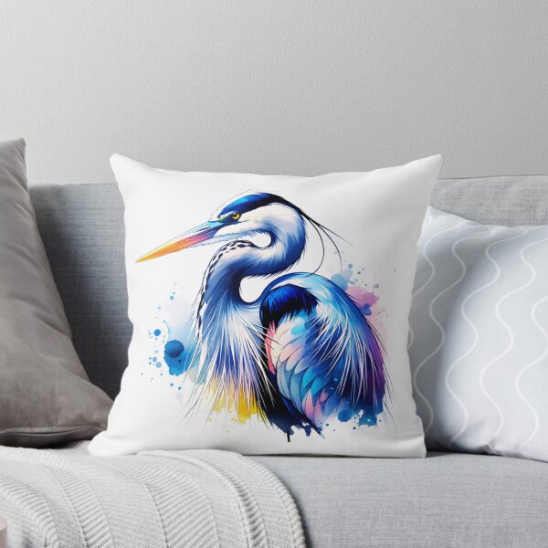 Item preview, Watercolor Great Blue Heron  designed and sold by TheAnimalZ00.