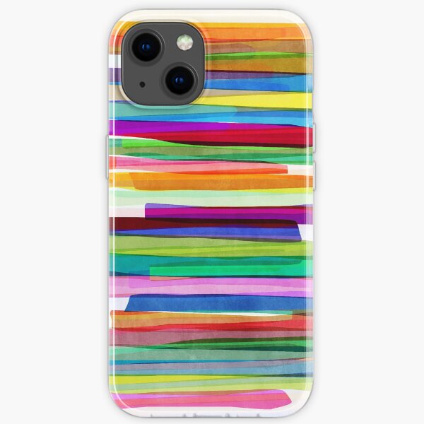 Colorful Stripes 1 iPhone Soft Case