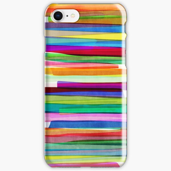 Bunte Streifen 1 iPhone Leichte Hülle