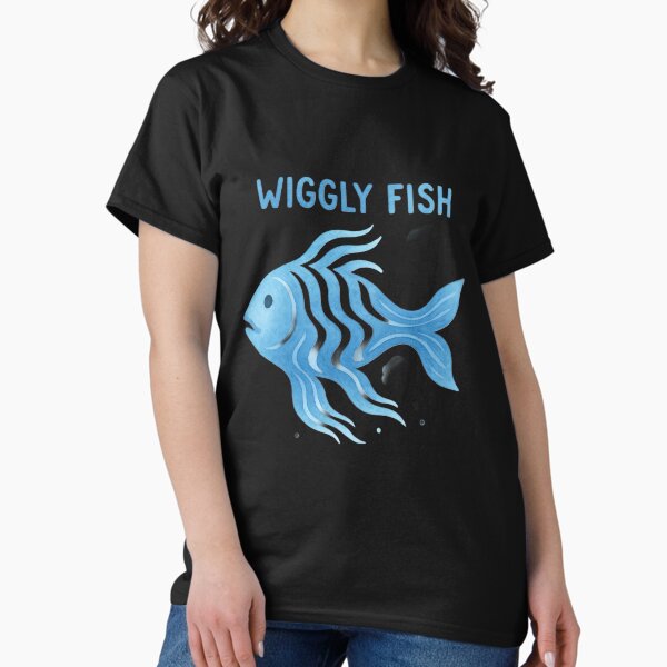 Item preview, Wiggly Fish – Blue Flow Edition designed and sold by ALITOPRINCE.