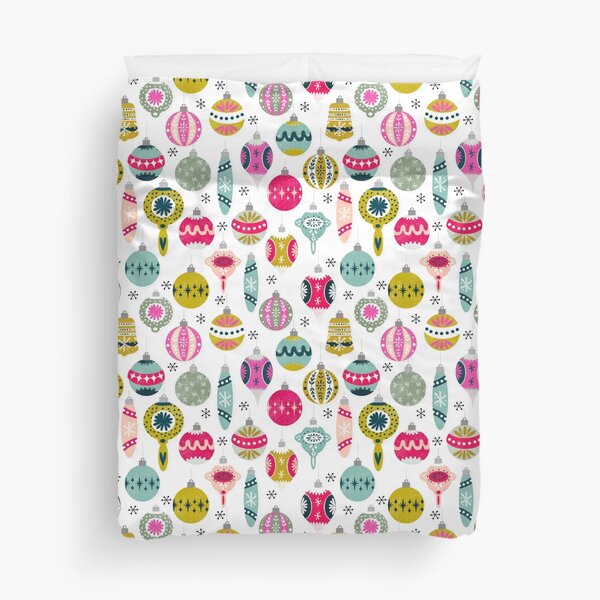 Item preview, Midcentury Christmas Ornaments Pattern – Retro Holiday Decor designed and sold by Andrea Lauren.