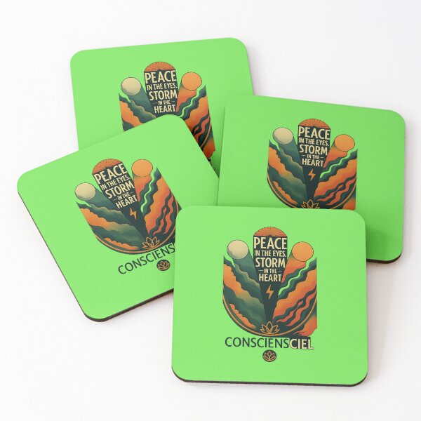 Item preview, PEACE IN THE EYES. STORM IN THE HEART – CONSCIOUS designed and sold by CONSCIENSCIEL.