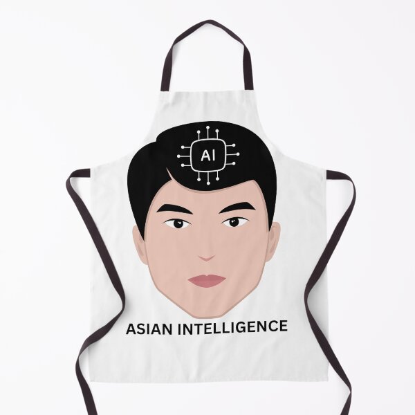 Item preview, ASIAN INTELLIGENCE MALE AI Pun designed and sold by AI-YAH.