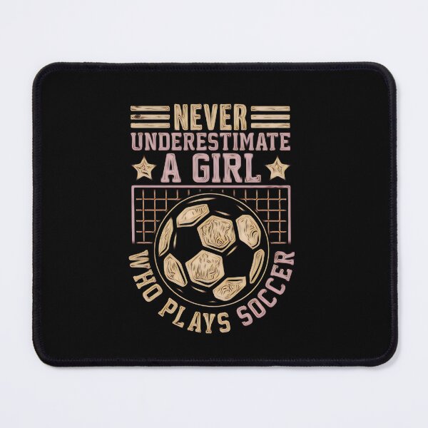 Item preview, Girl Women Soccer Football Scorer Striker Kick Art  designed and sold by creativerooney.