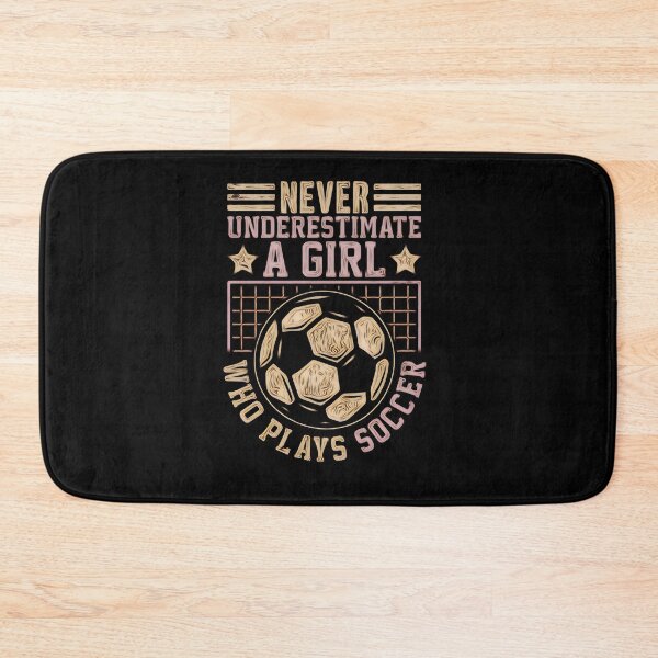 Item preview, Girl Women Soccer Football Scorer Striker Kick Art  designed and sold by creativerooney.