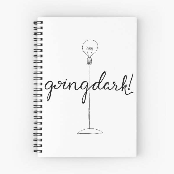 Item preview, Going Dark! Hand Lettering with Ghost Light designed and sold by citreon.