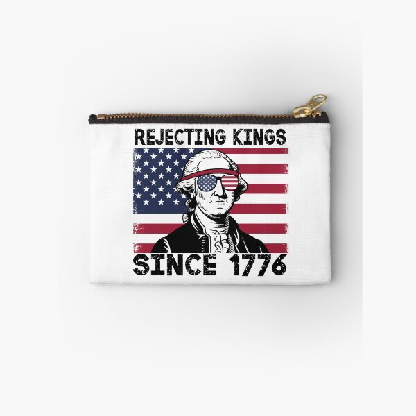 Item preview, Rejecting Kings Since 1776 Patriotic USA Flag 4th Of July designed and sold by ZANNIX.