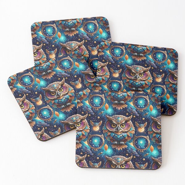 Item preview, Owls Seamless Pattern designed and sold by Korral.