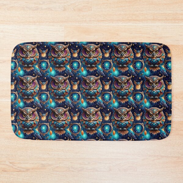 Item preview, Owls Seamless Pattern designed and sold by Korral.