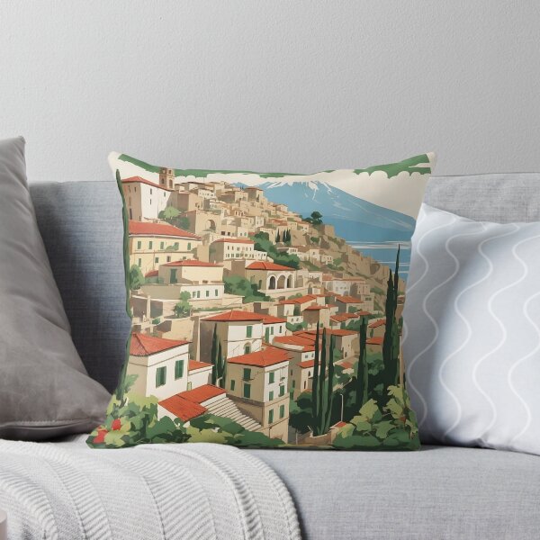 Item preview, Ercolano Italy Vintage Poster Tourism  designed and sold by TravelersGems.