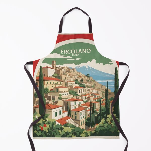 Item preview, Ercolano Italy Vintage Poster Tourism designed and sold by TravelersGems.