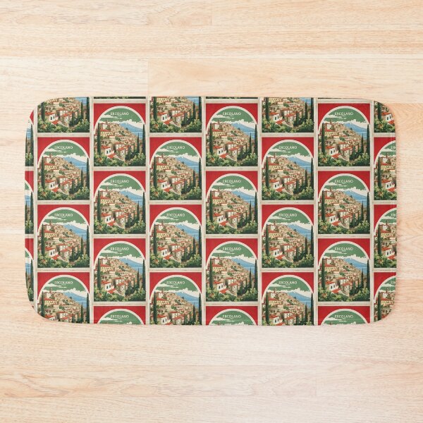 Item preview, Ercolano Italy Vintage Poster Tourism  designed and sold by TravelersGems.