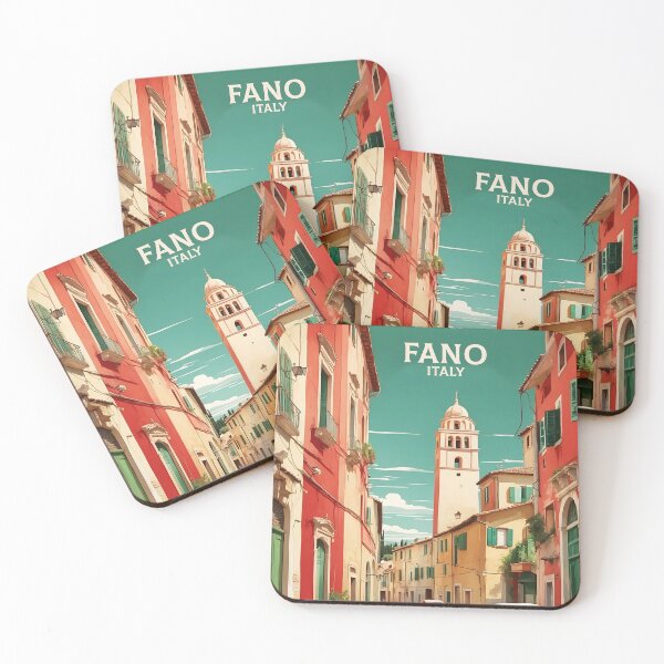 Item preview, Fano Italy Vintage Poster Tourism  designed and sold by TravelersGems.