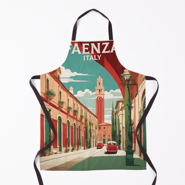 Item preview, Faenza Italy Vintage Poster Tourism designed and sold by TravelersGems.