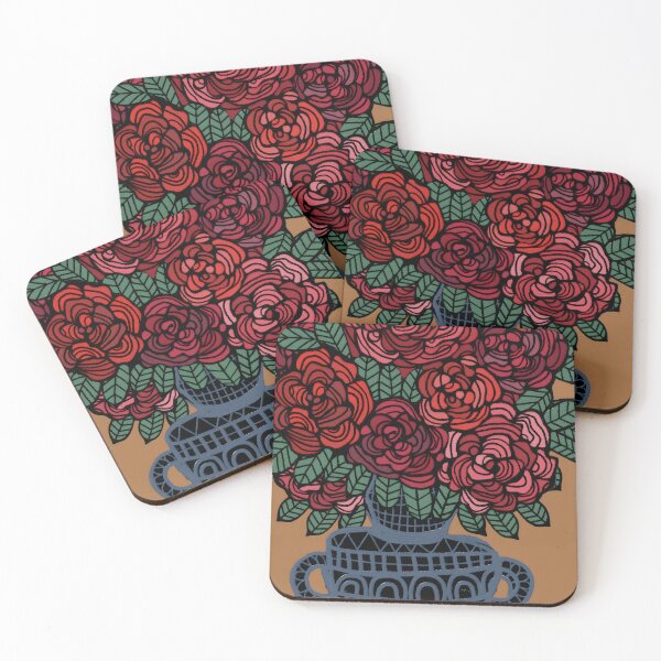 Item preview, Floodle cabbage roses designed and sold by bekki smith.