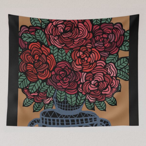 Item preview, Floodle cabbage roses designed and sold by bekki smith.