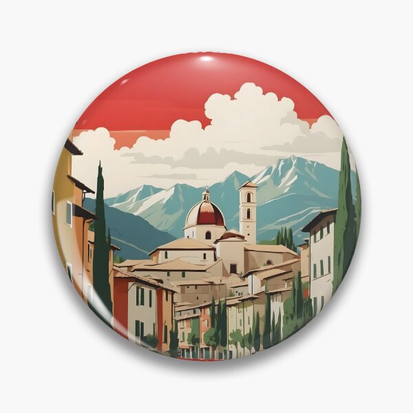 Item preview, Foligno Italy Vintage Poster Tourism designed and sold by TravelersGems.
