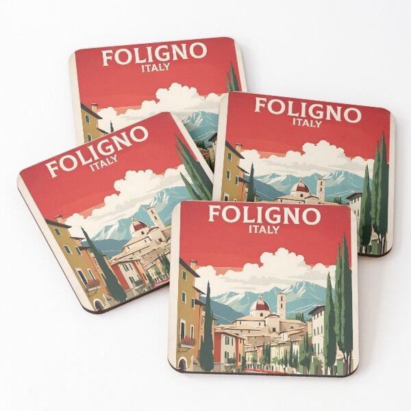 Item preview, Foligno Italy Vintage Poster Tourism designed and sold by TravelersGems.