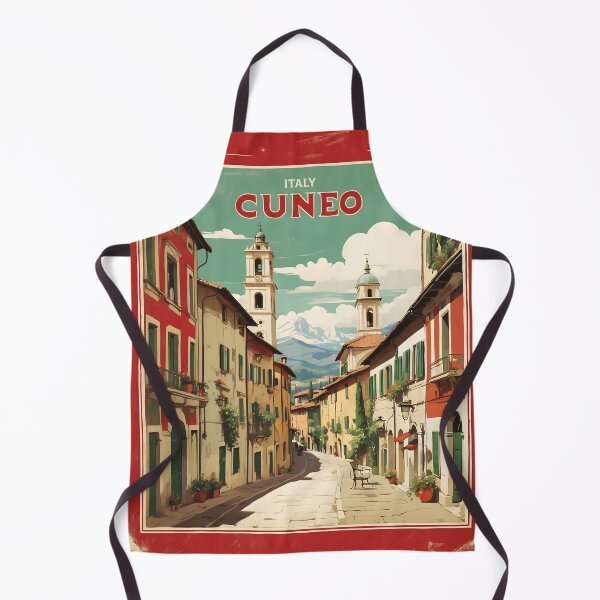 Item preview, Cuneo Italy Vintage Poster Tourism designed and sold by TravelersGems.
