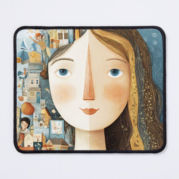 Item preview, The art style is reminiscent of children's book illustrations, with soft pastel colors, designed and sold by wonderisland.