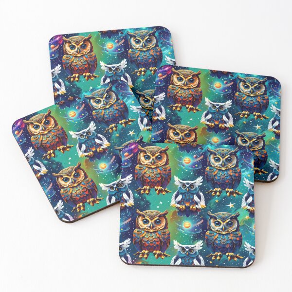 Item preview, Owls Seamless Pattern designed and sold by Korral.