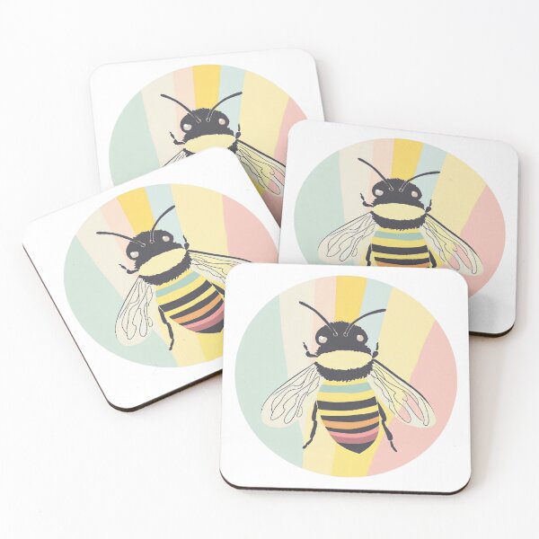 Item preview, Animals with Pride | Pastel Rainbow Wildlife Collection – Tortoise, Hummingbird, Bee, Zebra & Tiger designed and sold by Dream Circuit .