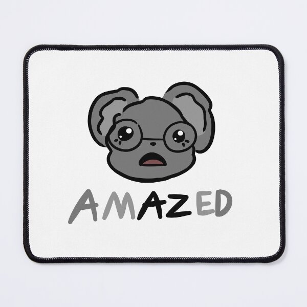 Item preview, Amazed text with koala designed and sold by Silly-Stuffs.