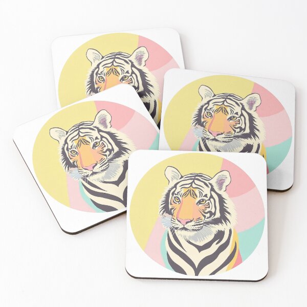 Item preview, Animals with Pride | Pastel Rainbow Wildlife Collection – Tortoise, Hummingbird, Bee, Zebra & Tiger designed and sold by Dream Circuit .