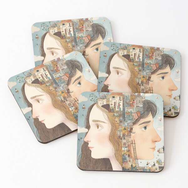 Item preview, The art style is reminiscent of children's book illustrations, with soft pastel colors, designed and sold by wonderisland.