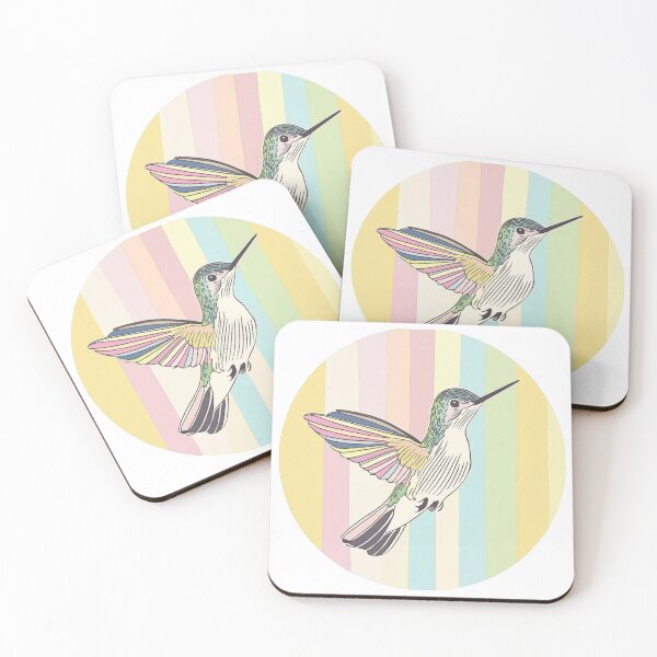 Item preview, Animals with Pride | Pastel Rainbow Wildlife Collection – Tortoise, Hummingbird, Bee, Zebra & Tiger designed and sold by Dream Circuit .