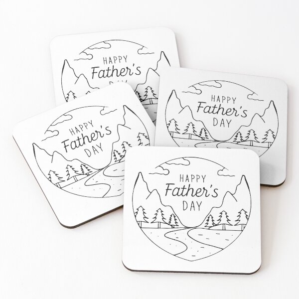 Item preview, Happy Fathers Day Love Scenes Spirit Colors Dad designed and sold by ART ATTACK ZONE.