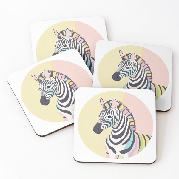 Item preview, Animals with Pride | Pastel Rainbow Wildlife Collection – Tortoise, Hummingbird, Bee, Zebra & Tiger designed and sold by Dream Circuit .