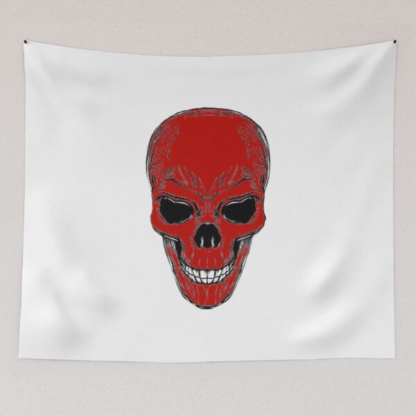 Item preview, Classic Skull Image In Blood Red designed and sold by Abstract65.