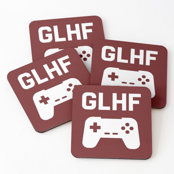 Item preview, GLHF – Fun Gaming design for Video Game Lovers designed and sold by Meandmyshop.