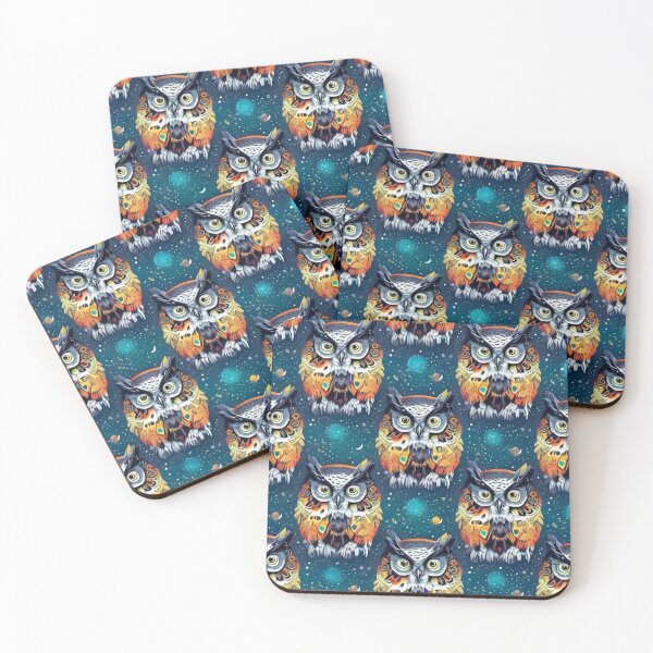 Item preview, Owls Seamless Pattern designed and sold by Korral.