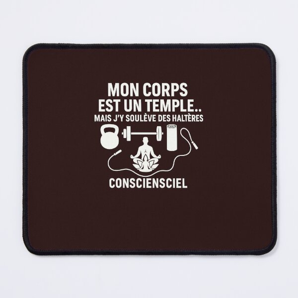 Item preview, My body is a temple… but I lift weights in it – CONSCIOUS designed and sold by CONSCIENSCIEL.