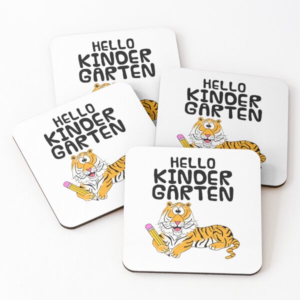Item preview, Hello Kindergarten Tiger, Elementary Teacher, Back To School designed and sold by doodlerob.
