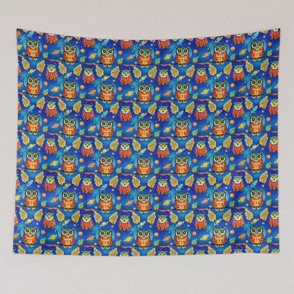 Item preview, Owls Seamless Pattern designed and sold by Korral.