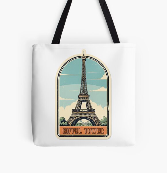 Item preview, Vintage sticker Eiffel Tower Paris designed and sold by Salomee's art.