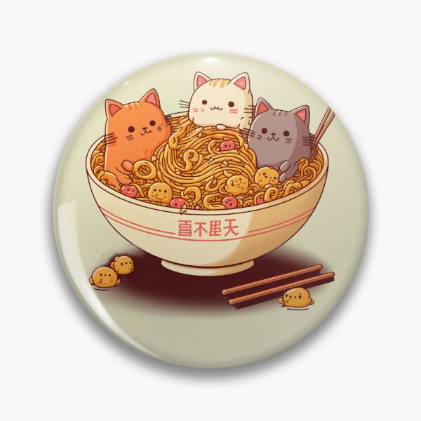 Item preview, Noodles with Cats designed and sold by TheSamuraiCat.