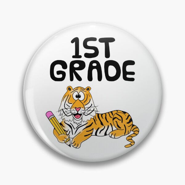 Item preview, School Tiger 1st Grade Teacher, Back To School designed and sold by doodlerob.