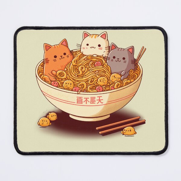 Item preview, Noodles with Cats designed and sold by TheSamuraiCat.