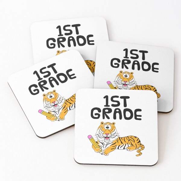 Item preview, School Tiger 1st Grade Teacher, Back To School designed and sold by doodlerob.