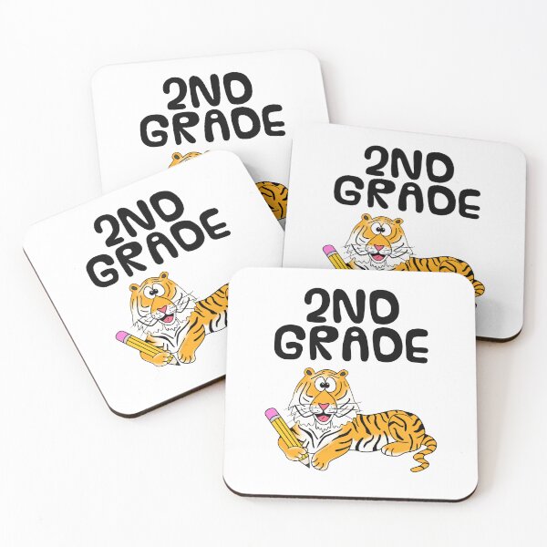 Item preview, School Tiger 2nd Grade Teacher, Back To School designed and sold by doodlerob.