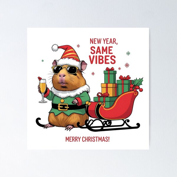 Item preview,  Chill New Year Mood designed and sold by ArtPetrenko90.